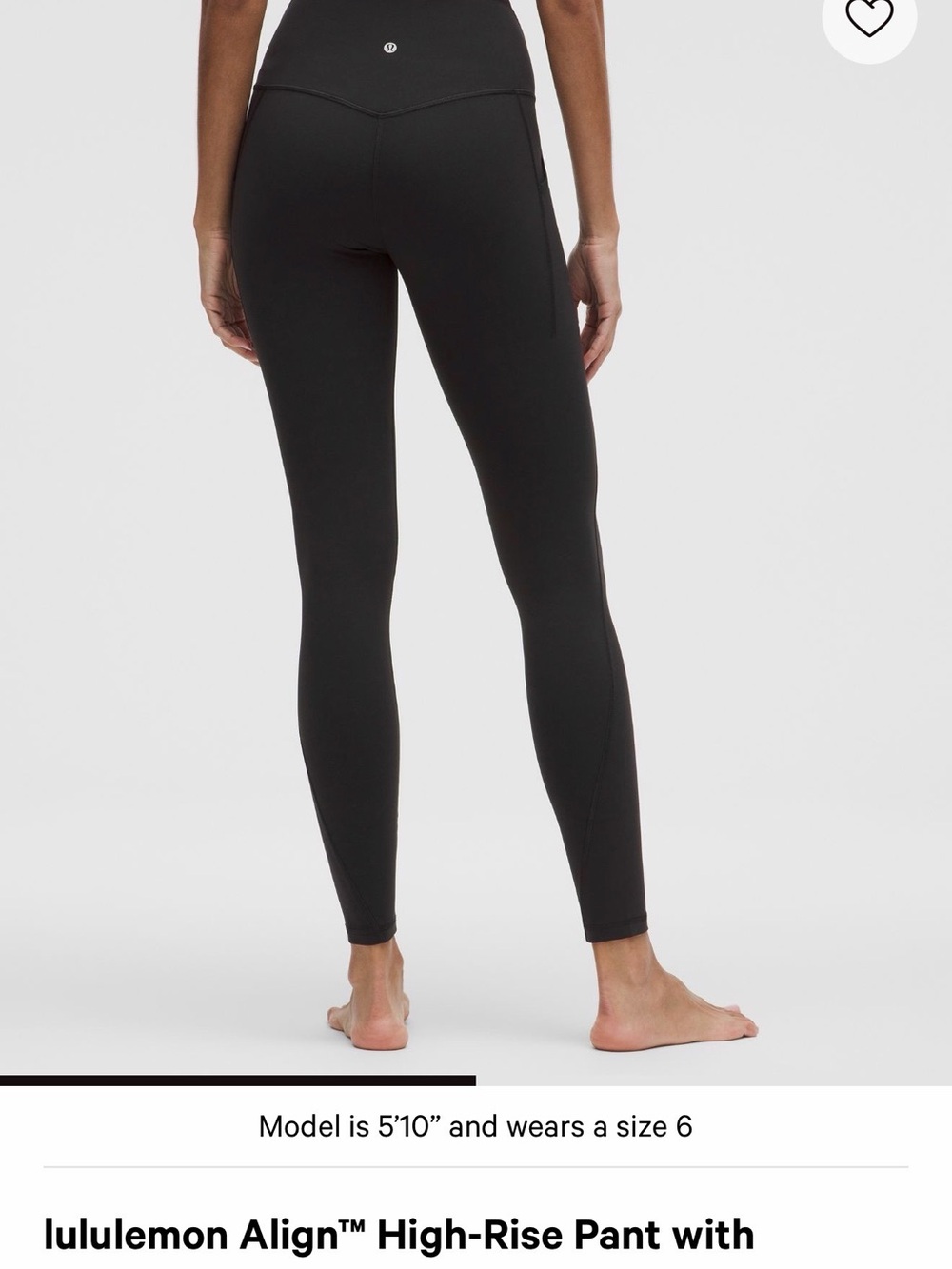 lululemon athletica Align High-Rise Black Leggings